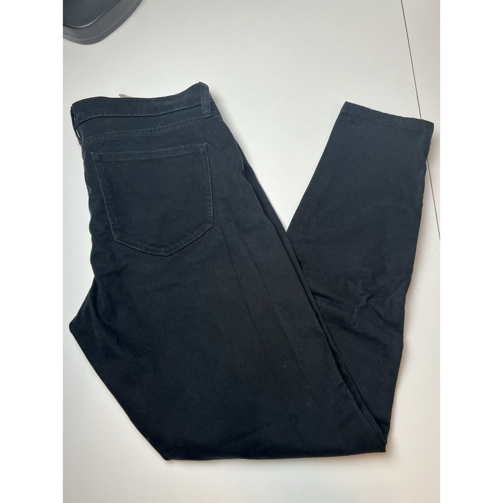 Banana Republic Skinny Fit Cotton Blend Black Pants 6/28